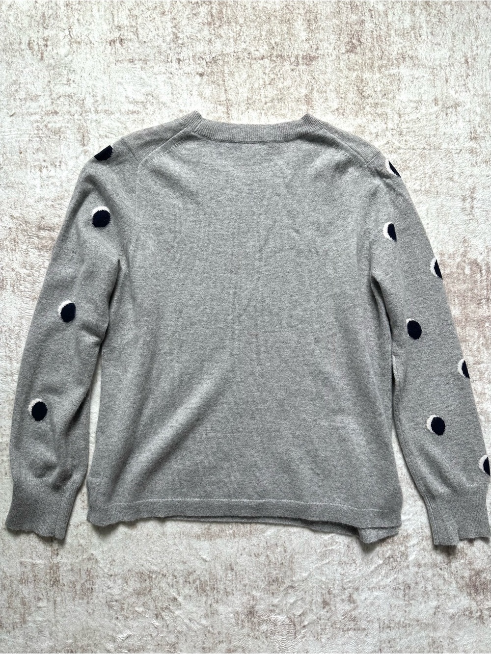 J.Crew Everyday Cashmere Crewneck Sweater with Intarsia Dot - Picture 6 of 6